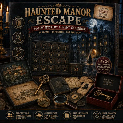 Puzzle Advent Calendar 24-Day Screen-Free Mystery Adventure