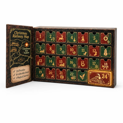 Puzzle Advent Calendar 24 Days Escape Room Challenges 6 Themes