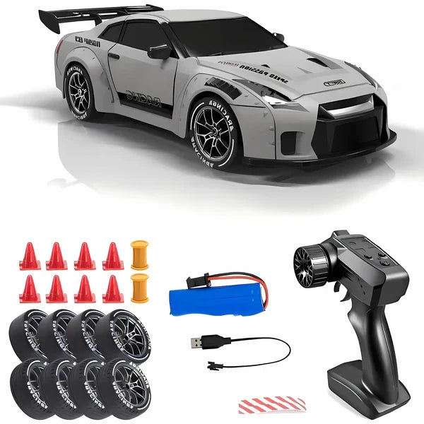 RC Drift Car 4WD Swappable Drift & Race Tires