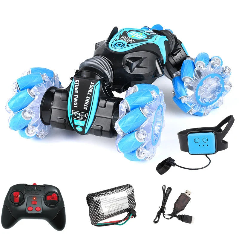 RC Stunt Car Hand Gesture & Remote Control LED Lights