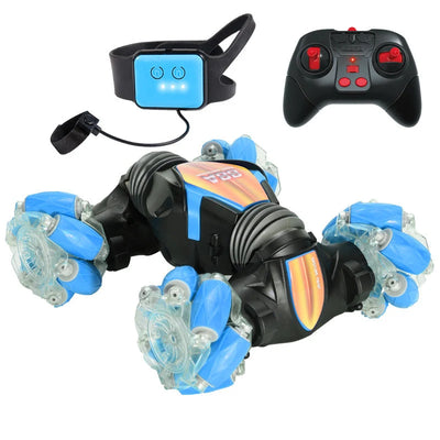 RC Stunt Car Hand Gesture & Remote Control LED Lights