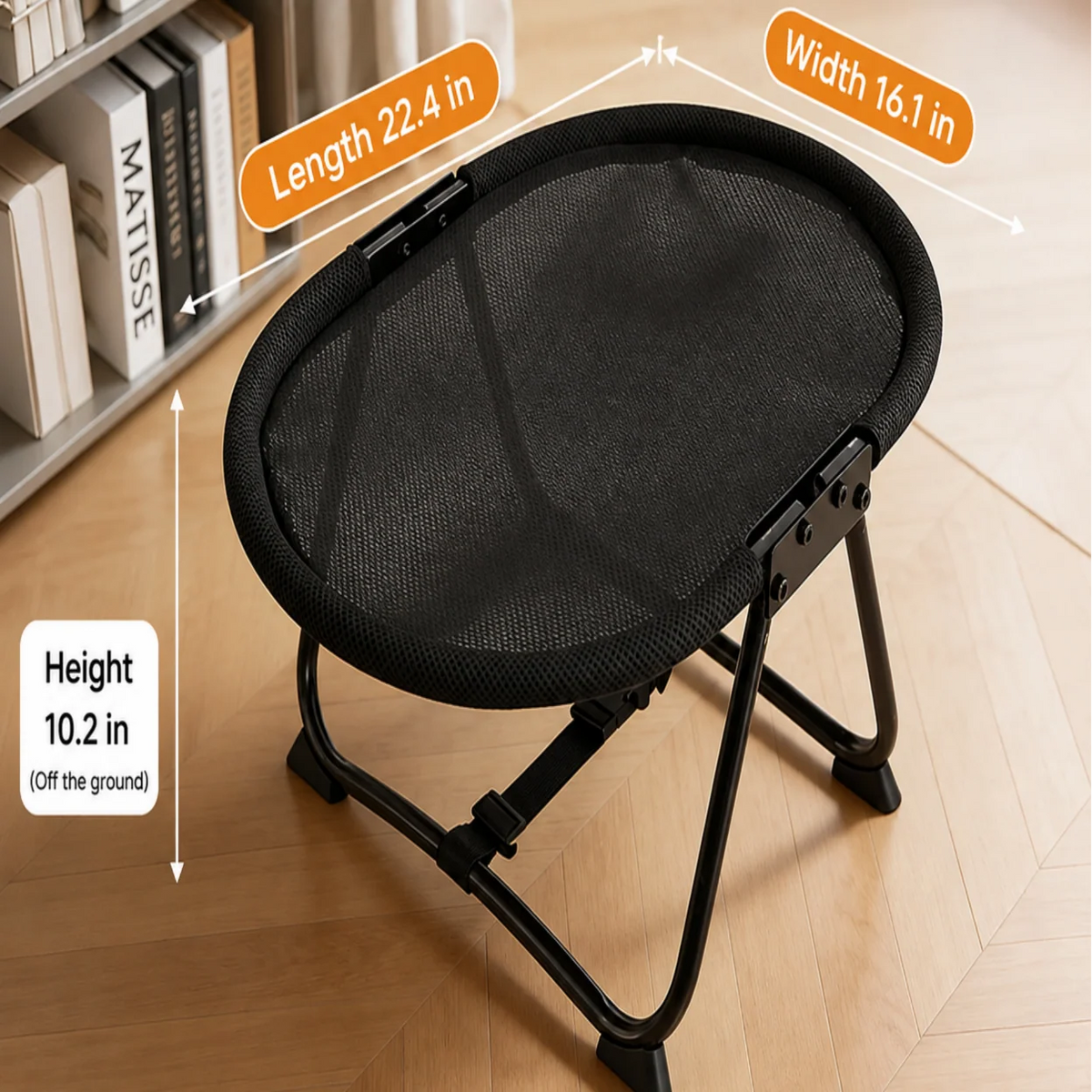 Raised Pet Bed Breathable Mesh Foldable Non-Slip Feet
