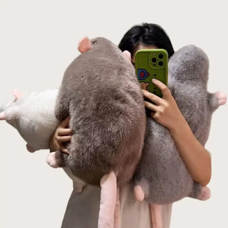 Rat Plush Toy Oversized Soft & Huggable
