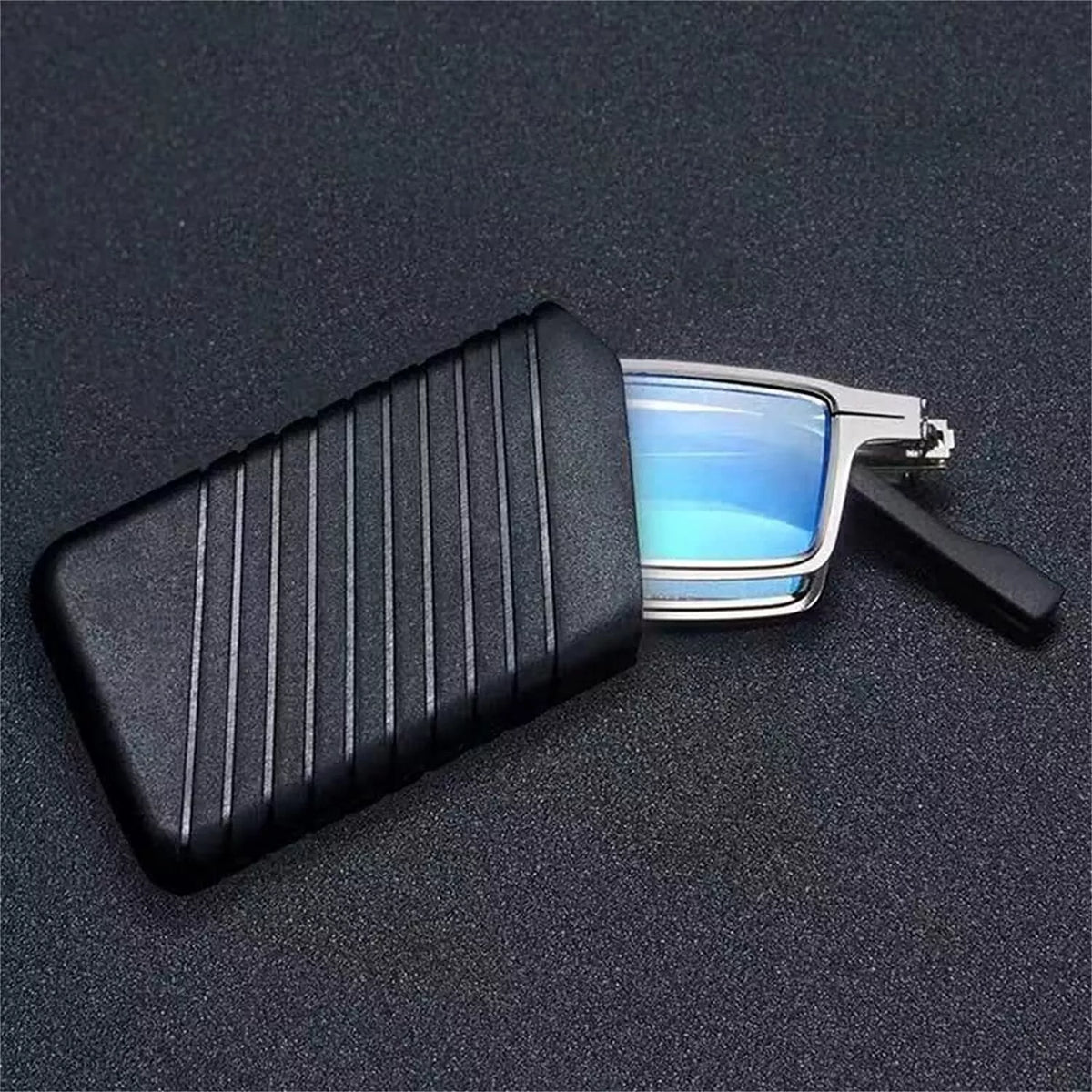 Reading Glasses Foldable Titanium Blue Light Filter