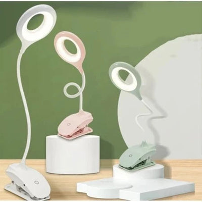 Reading Lamp Clip-On Dimmable Adjustable Neck USB-Powered