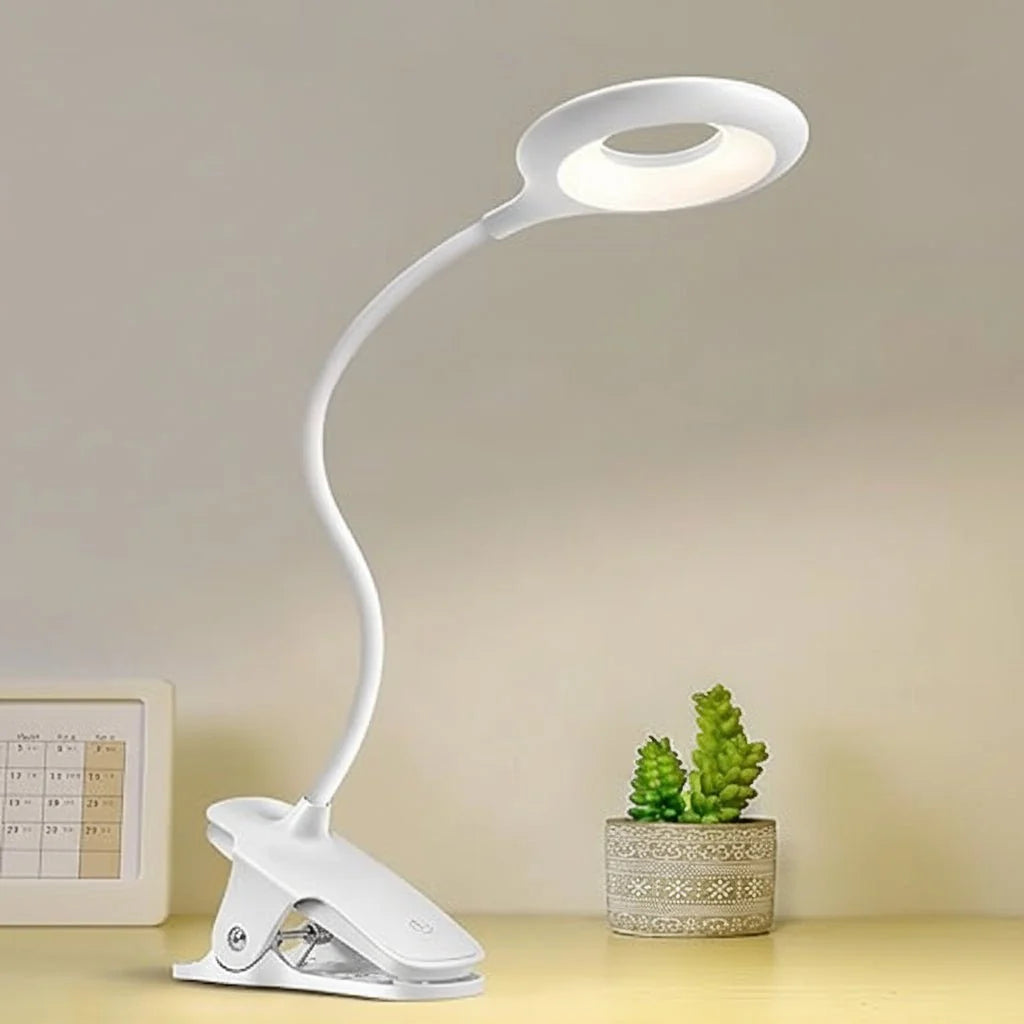 Reading Lamp Clip-On Dimmable Adjustable Neck USB-Powered