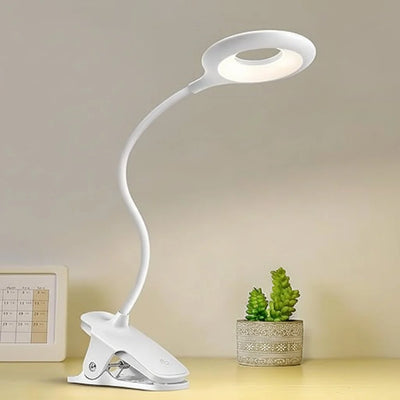 Reading Lamp Clip-On Dimmable Adjustable Neck USB-Powered