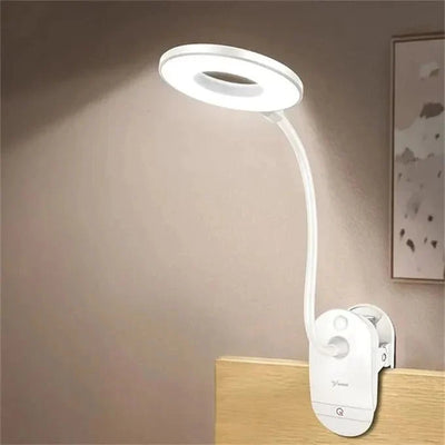 Reading Lamp Clip-On Dimmable Adjustable Neck USB-Powered