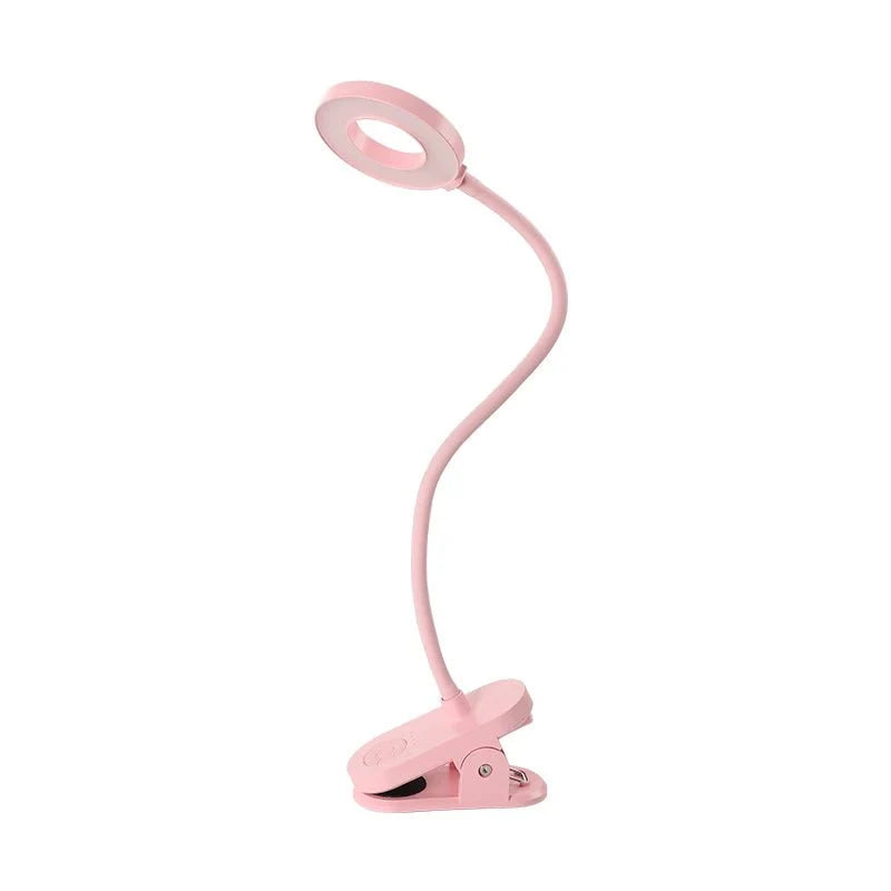 Reading Lamp Clip-On Dimmable Adjustable Neck USB-Powered