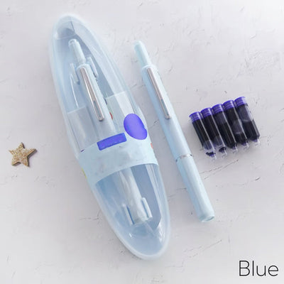 Retractable Pen Smooth Ink Refillable Stainless Steel Tip
