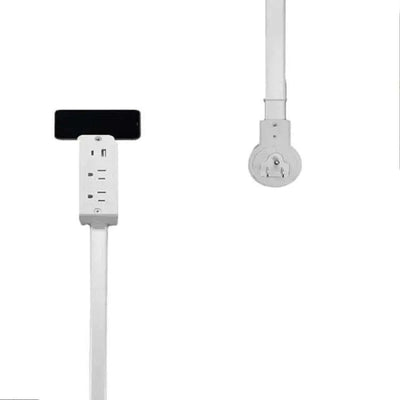 Retractable Power Outlet 30 Inch Cord USB-C Fast Charging