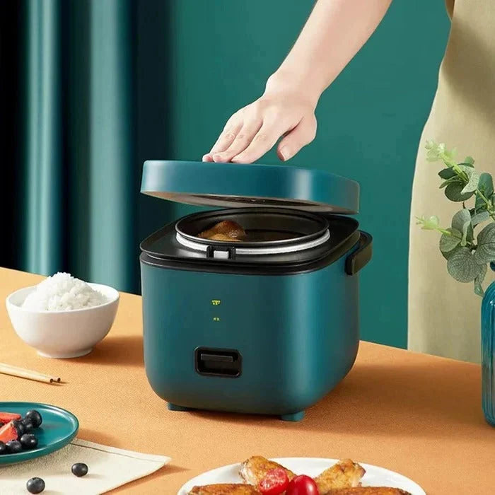 Rice Cooker Compact Nonstick With Steamer Tray