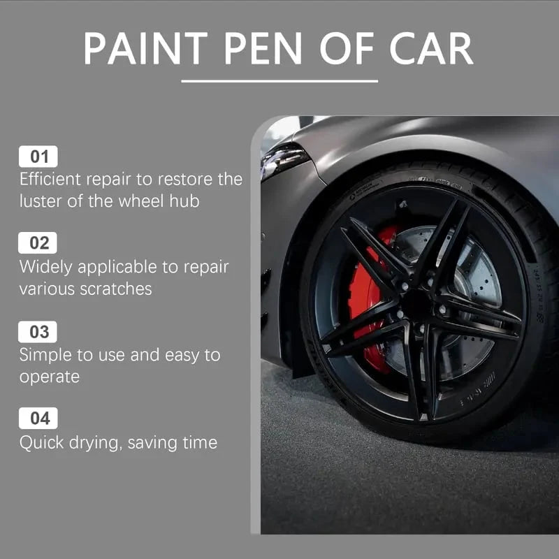 Rim Scratch Repair Pen Precision No Tools 3 Pack