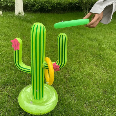 Ring Toss Game Inflatable Cactus Quick Inflate Pool & Beach