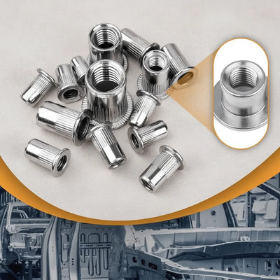 Rivet Nut Set M3-M10 With Screws & Storage Box