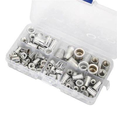Rivet Nut Set M3-M10 With Screws & Storage Box