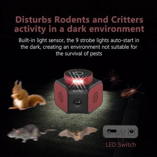 Rodent Repeller Ultrasonic Plug-In 1600 Sq Ft