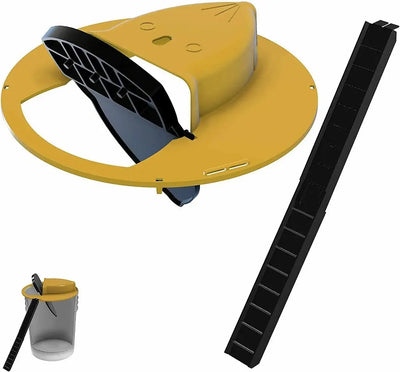 Rodent Trap Enclosed Reusable Counterweighted Plank Design