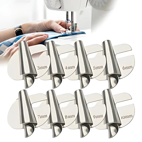 Rolled Hem Foot Stainless Steel Multiple Curl Widths