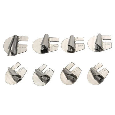 Rolled Hem Foot Stainless Steel Multiple Curl Widths