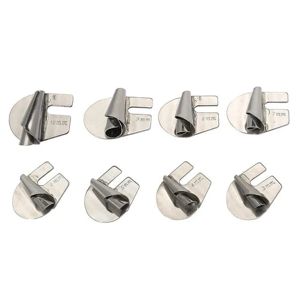 Rolled Hem Foot Stainless Steel Multiple Curl Widths