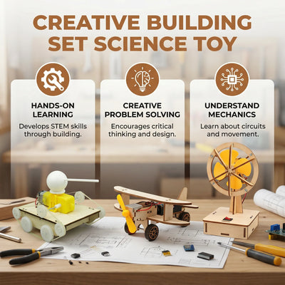 STEM Building Kit Snap-Together Hands-On Engineering Models