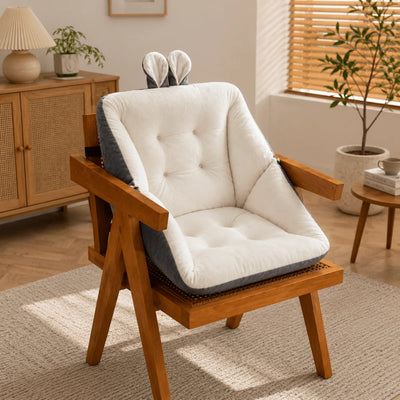 Seat Cushion Memory Foam Ergonomic Tailbone Support Removable Cover