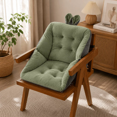 Seat Cushion Memory Foam Ergonomic Tailbone Support Removable Cover
