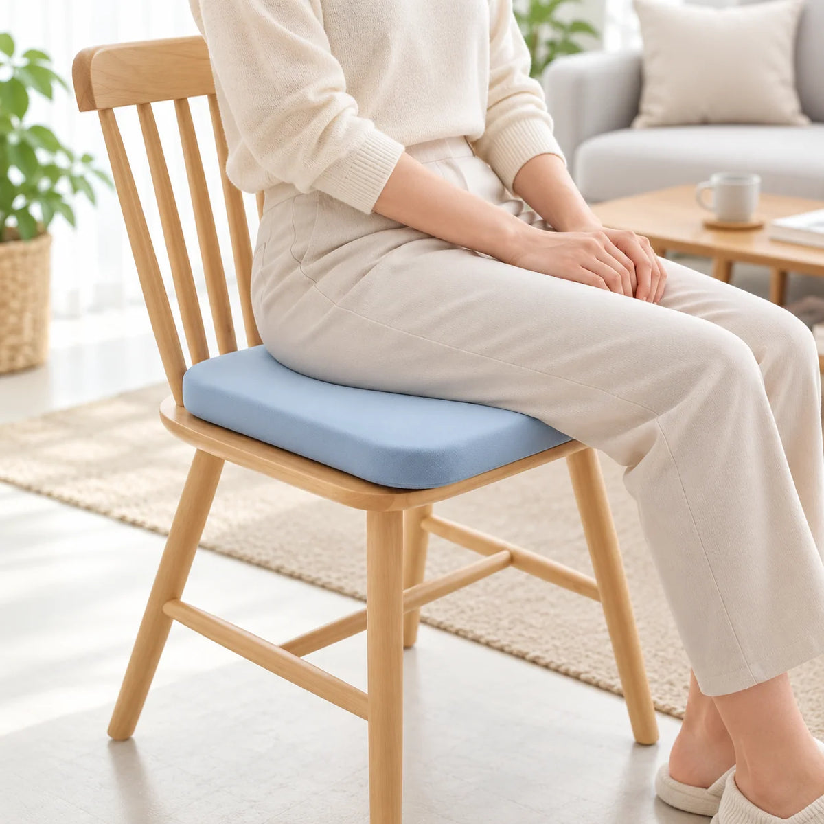 Seat Cushion Memory Foam Tailbone Pressure Relief