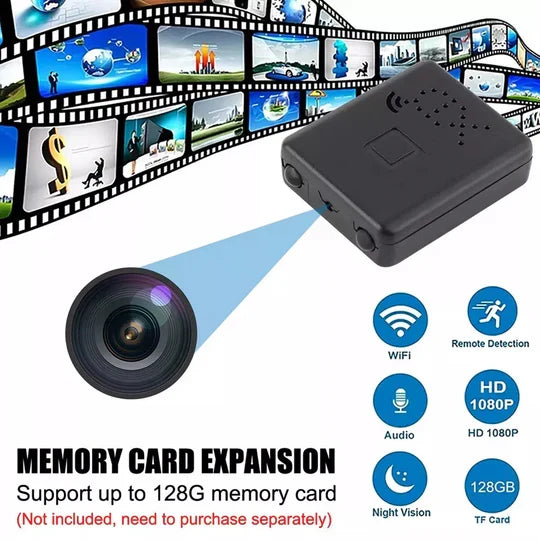 Security Camera Compact WiFi HD Video & Clear Audio