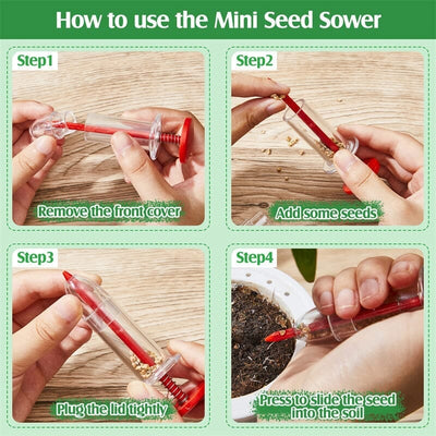 Seed Injector Single-Seed Precision Ergonomic Handle