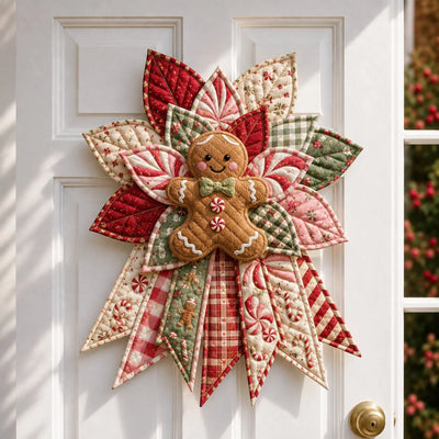 Sewing Kit Christmas Door Hanging Quilted Beginner-Friendly