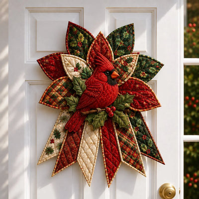 Sewing Kit Christmas Door Hanging Quilted Beginner-Friendly