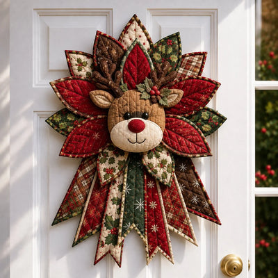 Sewing Kit Christmas Door Hanging Quilted Beginner-Friendly