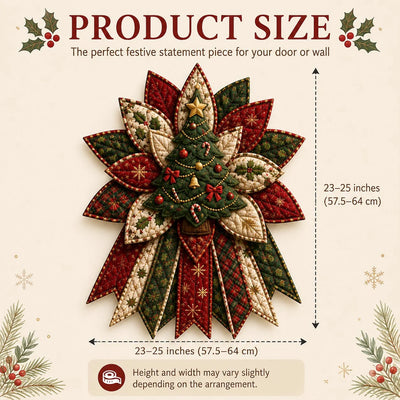 Sewing Kit Christmas Door Hanging Quilted Beginner-Friendly