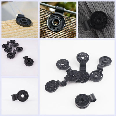 Shade Clips Spring-Loaded Weather-Resistant Grip