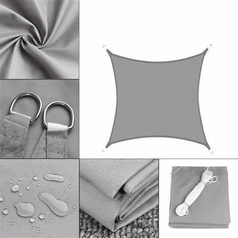 Shade Sail Rectangular UV-Resistant Tear-Resistant