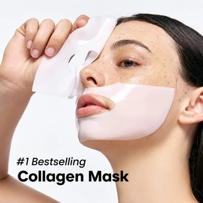 Sheet Mask Organic Collagen Hyaluronic Acid Niacinamide
