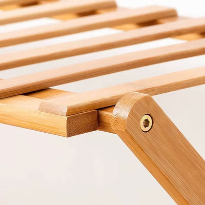 Shoe Rack Bamboo Foldable Tiered Storage