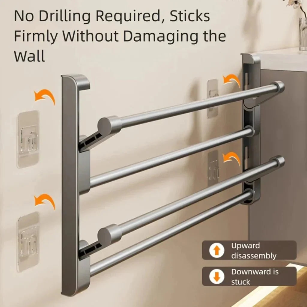 Shoe Rack Wall-Mounted With Integrated Drainage