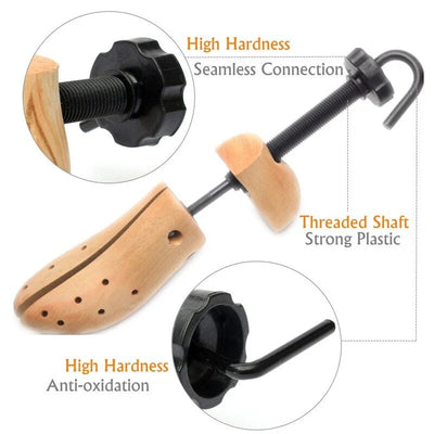 Shoe Stretcher Adjustable Length & Width Pressure-Point Balls