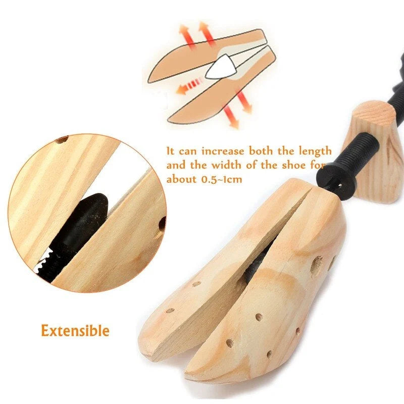 Shoe Stretcher Adjustable Length & Width Pressure-Point Balls