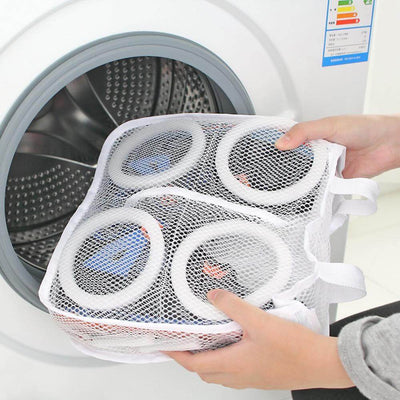 Shoe Wash Bag Polyester Mesh & Inner Sponge