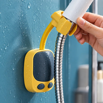 Shower Head Holder 360° Adjustable Adhesive Wall Mount