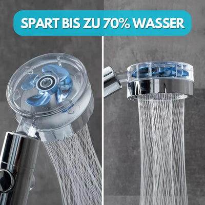 Shower Head Micro Nozzle 360° Rotating On/Off Switch