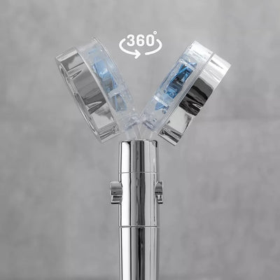 Shower Head Micro Nozzle 360° Rotating On/Off Switch