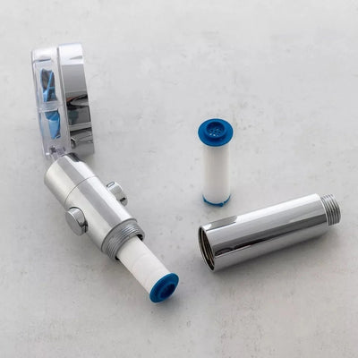 Shower Head Micro Nozzle 360° Rotating On/Off Switch