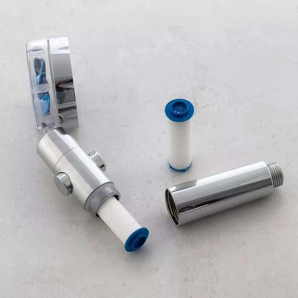 Shower Head Micro Nozzle 360° Rotating On/Off Switch