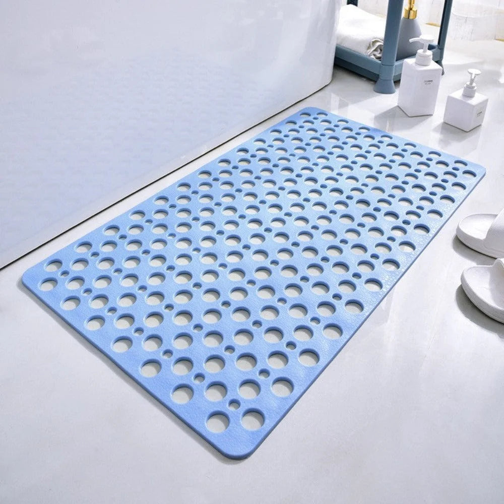 Shower Mat Non-Slip Suction Cups Antibacterial PVC