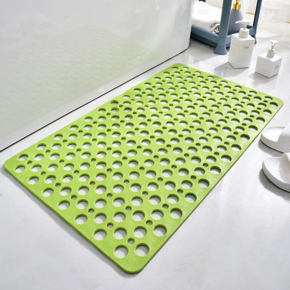 Shower Mat Non-Slip Suction Cups Antibacterial PVC